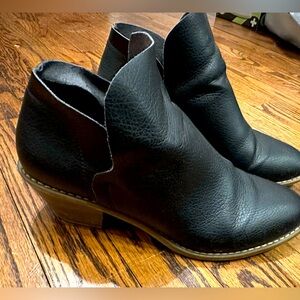 Black Ankle Boots Womens Size 9.5